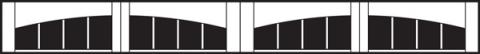 2 Piece Arched Madison Single Row