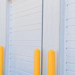 Ribbed Steel Commercial Door